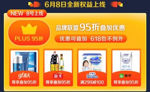 京东PLUS会员618放大招 你想买的大牌折上95折拿走_行业观察_电商之家