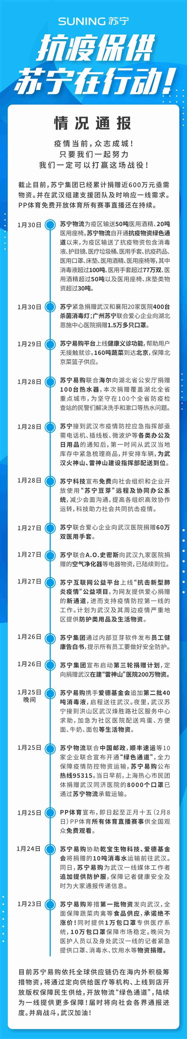 苏宁国际联合国米俱乐部将向武汉紧急支援30万只口罩_跨境电商_电商之家