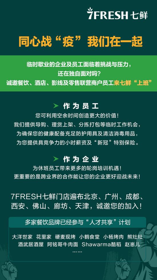 京东7FRESH发布“人才共享”计划_零售_电商之家