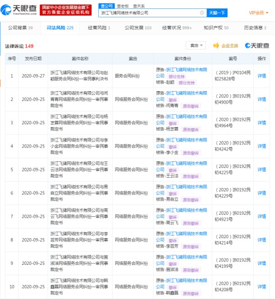 飞猪起诉大量拒还款“信用住”用户_O2O_电商之家